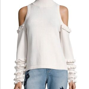Jonathan Simkhai merino wool crotchet sweater